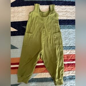 Alice + Ames Olive Green Kids Jumpsuit